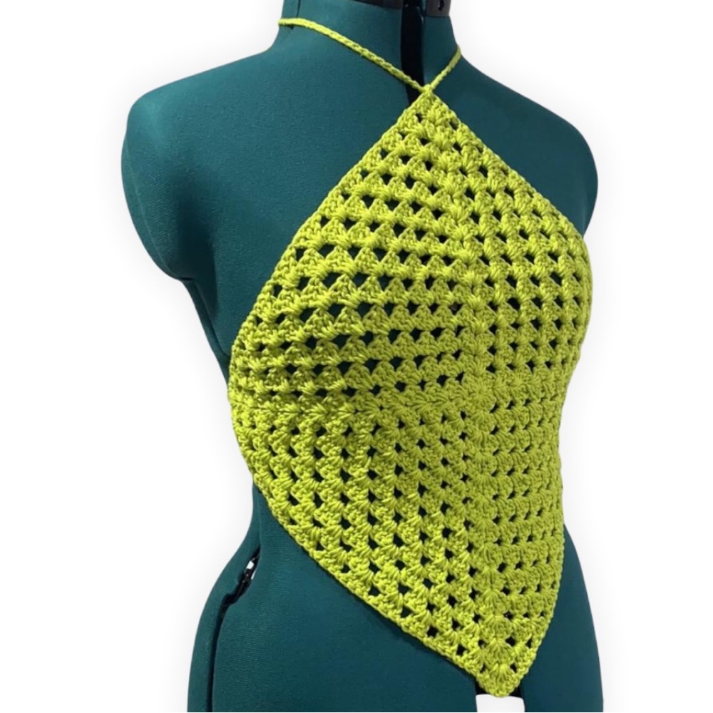 Handmade Diamonds shape Crochet Top